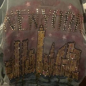 Vintage Jordache New York Sparkles Jean Jacket